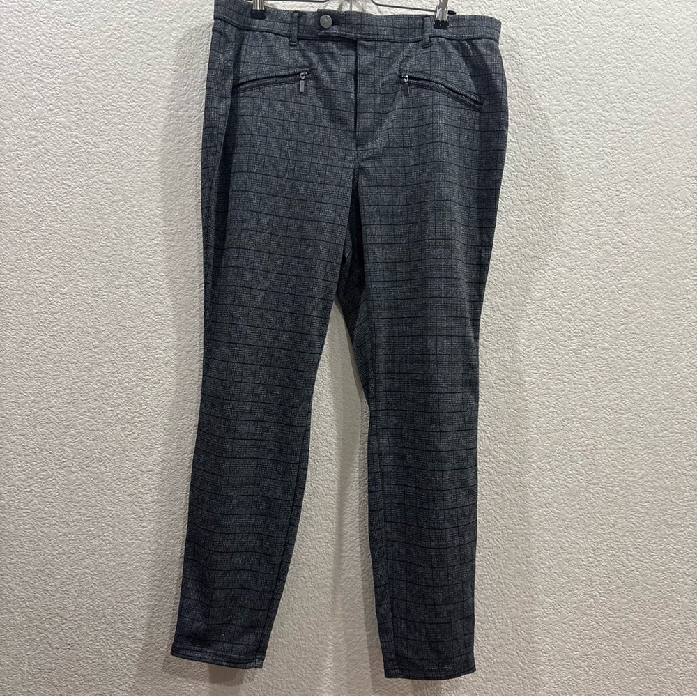 Simply Vera Vera Wang Women’s Charcoal Checkered Pants